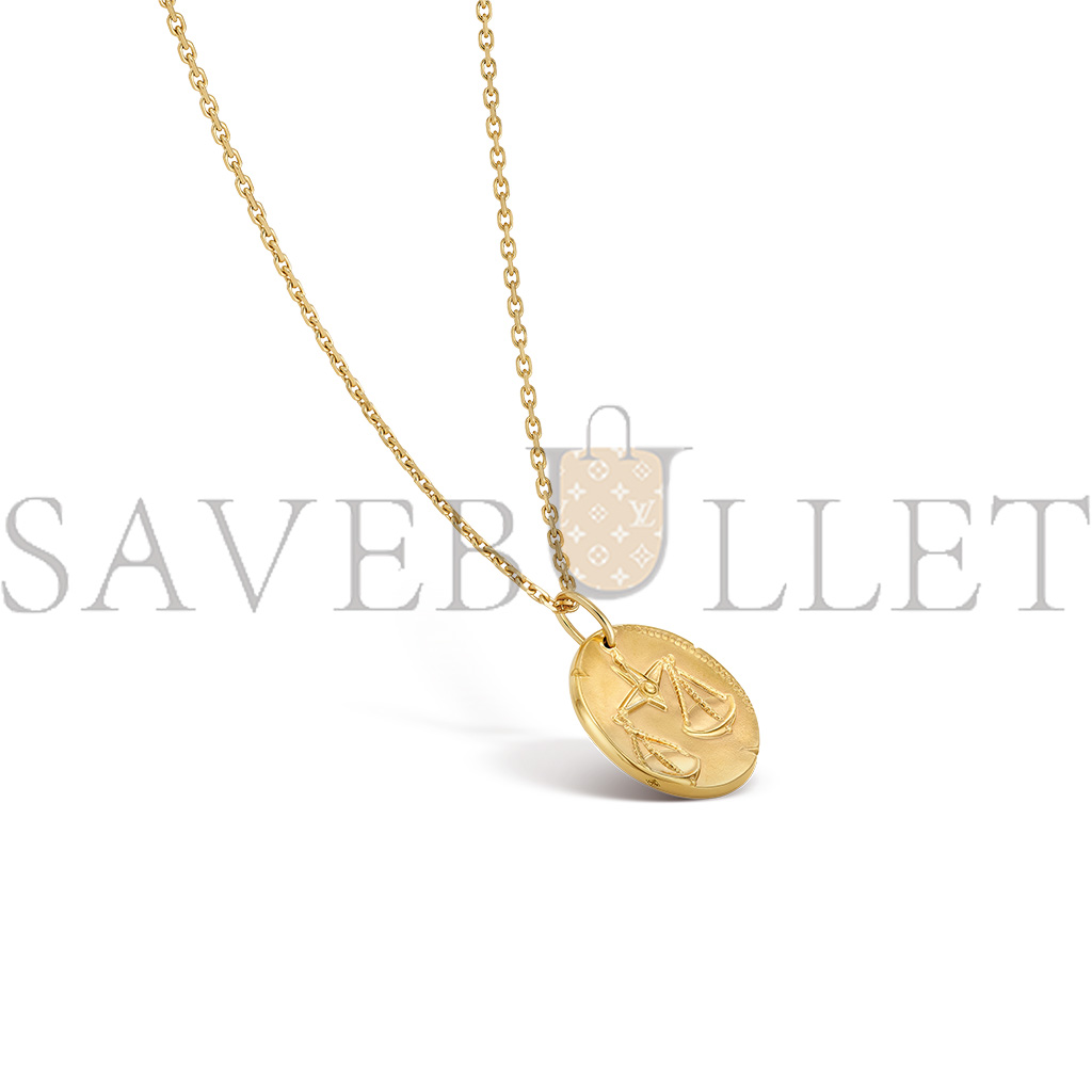 V*N CL*F arpels zodiaque medal librae (libra) - yellow gold  vcarp7sw00